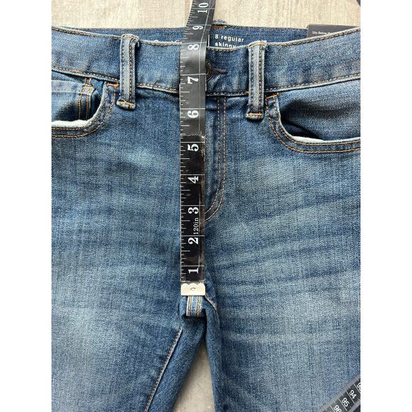 Gap Kids Boys Stretch Denim Jeans Washwell NEW Skinny Leg Medium Wash 8 Regular - Picture 7 of 9